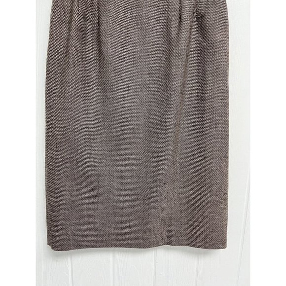 Harvé Benard Sport Women's 100% Wool Calf Length Pencil Skirt Size 14 - Picture 4 of 7